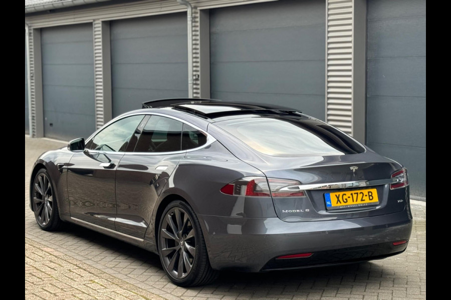 Tesla Model S 75D Base, PANORAMADAK, LEDER SPORTINTERIEUR, 74000 KM, VELE OPTIES, NL AUTO NAP