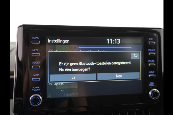 Toyota Corolla 1.8 Hybride AUT. 122PK Miracast MirrorScreen Camera ECC Navi DAB+ Bluetooth Keyless LMV"17 Cruise Control Lane Assist Privacy Gl SmartDeviceLink Multifunct. Lederen-Stw Draadloze Tel.-oplader Mistlampen Leder stw Elec Ramen en Spiegels + inkl. 1e eigenaar, origineel NL auto ! Dealer onderhouden