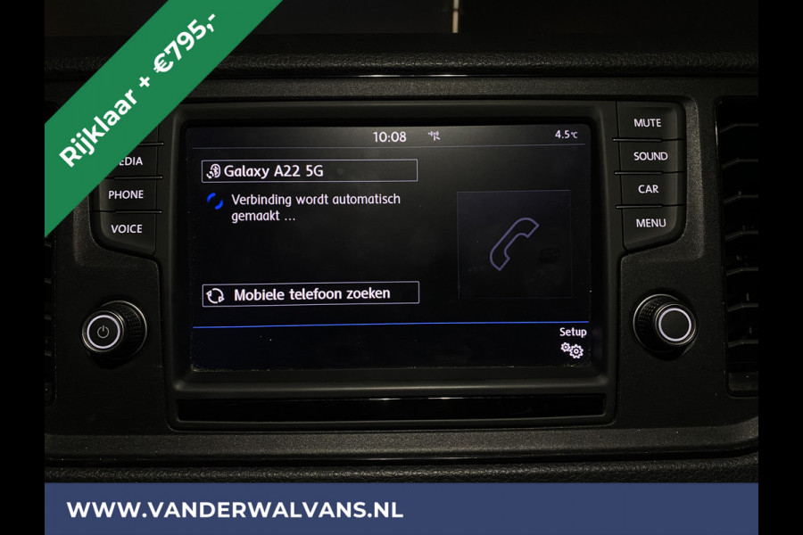 Volkswagen Crafter 2.0 TDI 140pk L5H4 L4H3 Euro6 *Rijklaar* Airco | 3000kg Trekvermogen | Parkeersensoren | apple carplay 270gr deuren, bluetooth telefoonvoorbereiding