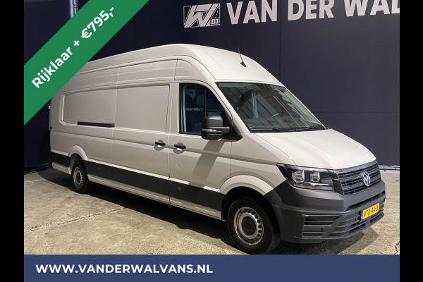 Volkswagen Crafter 2.0 TDI 140pk L5H4 L4H3 Euro6 *Rijklaar* Airco | 3000kg Trekvermogen | Parkeersensoren | apple carplay 270gr deuren, bluetooth telefoonvoorbereiding