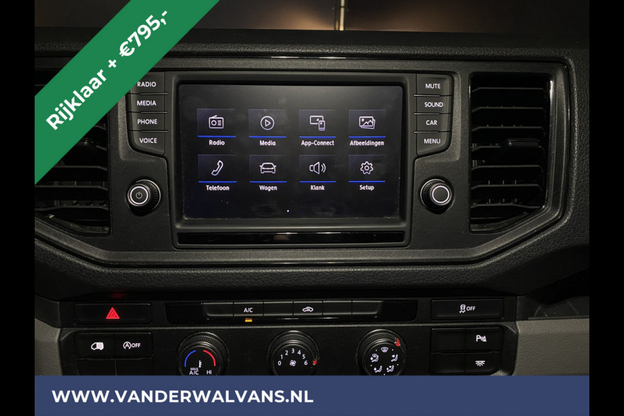 Volkswagen Crafter 2.0 TDI 140pk L5H4 L4H3 Euro6 *Rijklaar* Airco | 3000kg Trekvermogen | Parkeersensoren | apple carplay 270gr deuren, bluetooth telefoonvoorbereiding