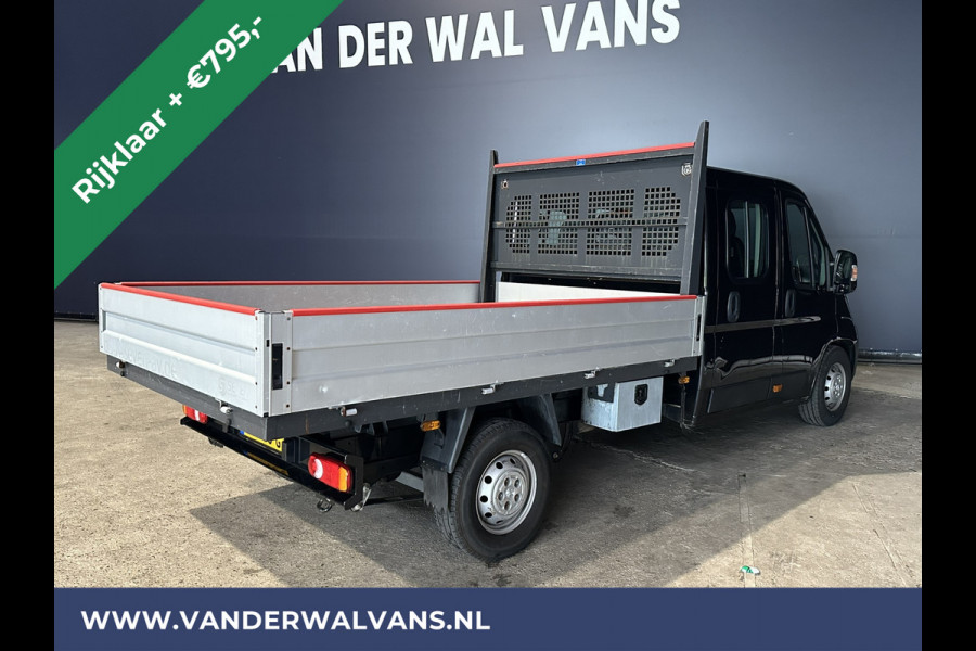 Peugeot Boxer 2.2 BlueHDi 140pk Pick up Dubbel cabine open laadbak Euro6 RIJKLAAR Airco | 7-Zits | Bluetooth telefoonvoorbereiding