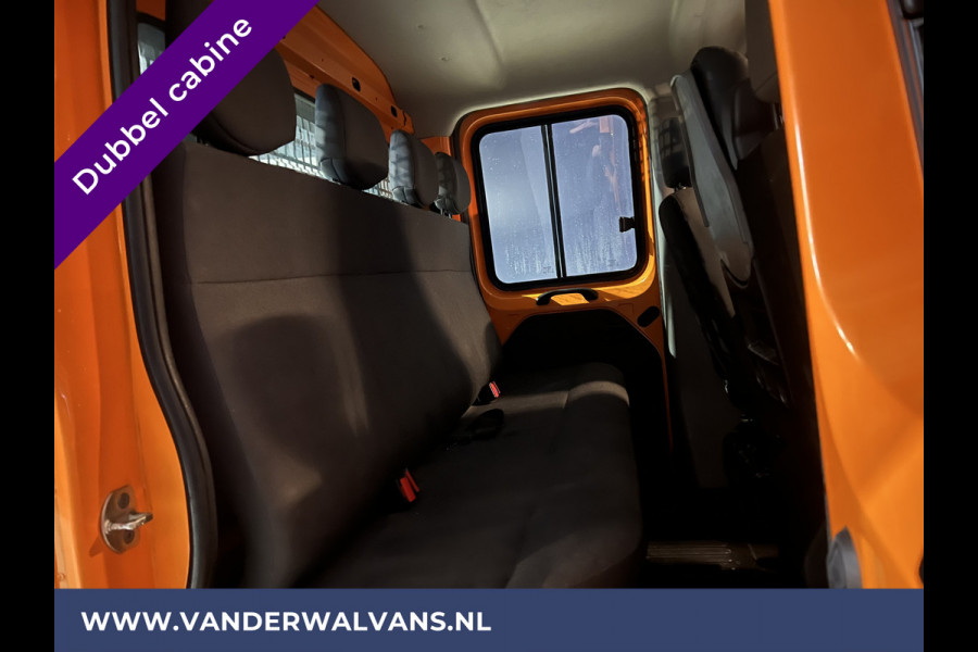 Renault Master 2.3 dCi 135PK Pick up Open laadbak Dubbele cabine Euro6 Airco | 7 Zitplaatsen Trekhaak 2500KG, Bluetooth-telefoonvoorbereiding