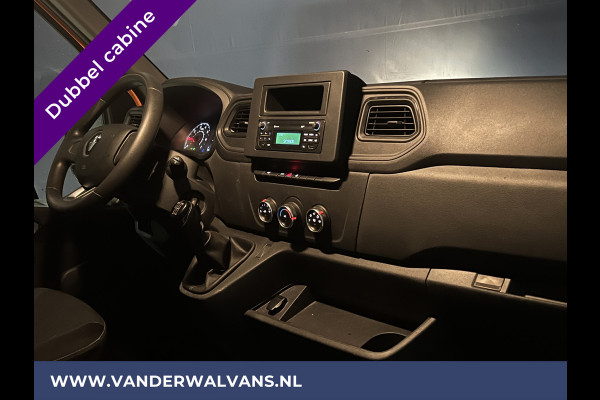 Renault Master 2.3 dCi 135PK Pick up Open laadbak Dubbele cabine Euro6 Airco | 7 Zitplaatsen Trekhaak 2500KG, Bluetooth-telefoonvoorbereiding