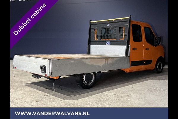 Renault Master 2.3 dCi 135PK Pick up Open laadbak Dubbele cabine Euro6 Airco | 7 Zitplaatsen Trekhaak 2500KG, Bluetooth-telefoonvoorbereiding