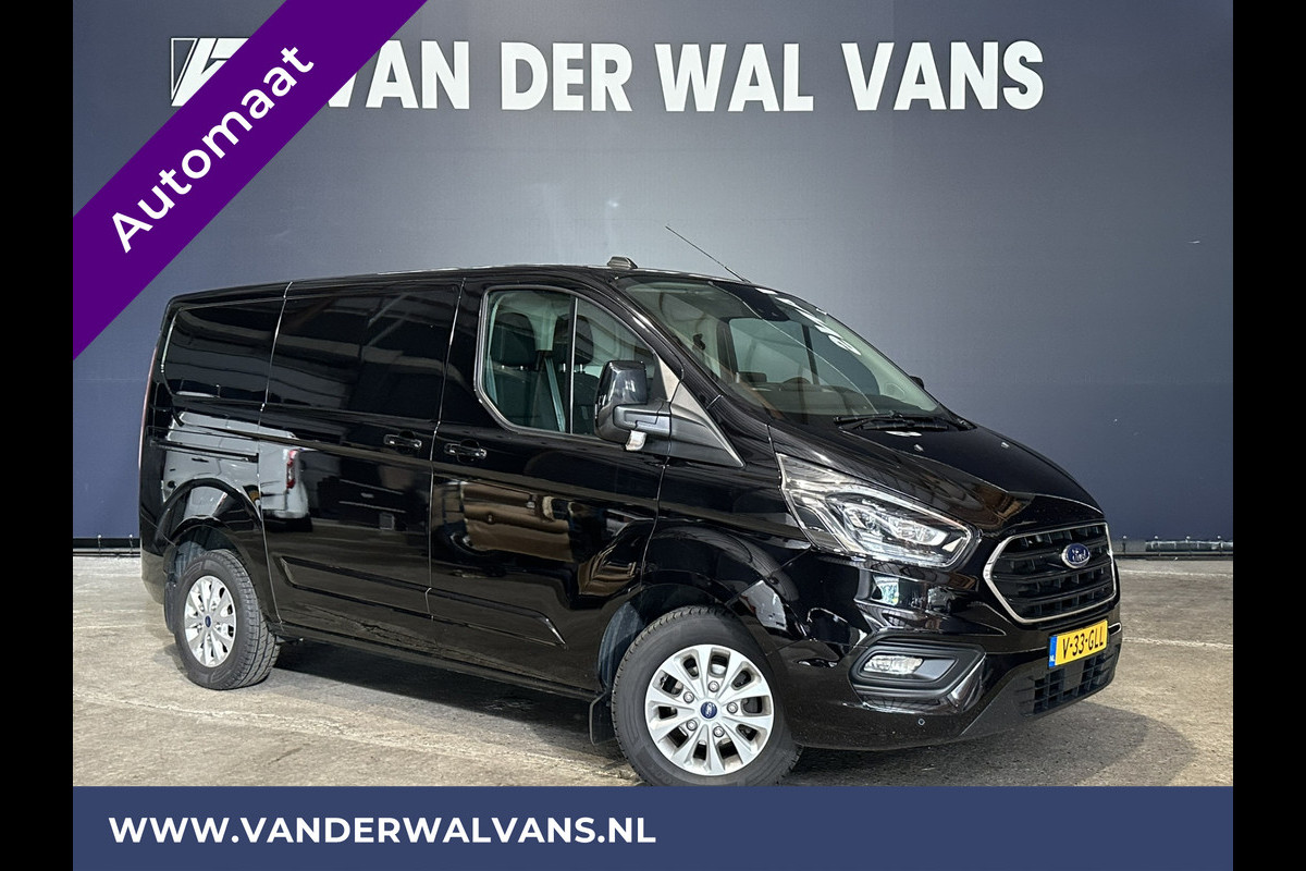 Ford Transit Custom 2.0 TDCI 130pk Automaat L1H1 Euro6 FULL OPTION Airco | Navigatie | Camera Cruisecontrol, parkeersensoren, stoelverwarming, apple carplay, LM velgen