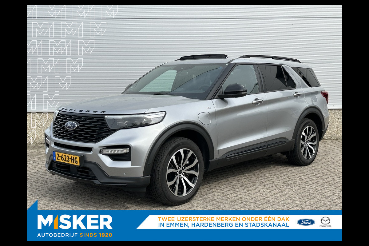 Ford Explorer 3.0 V6 EB PHEV ST-LINE LEDER! 7ZITS! PANODAK! VOL!