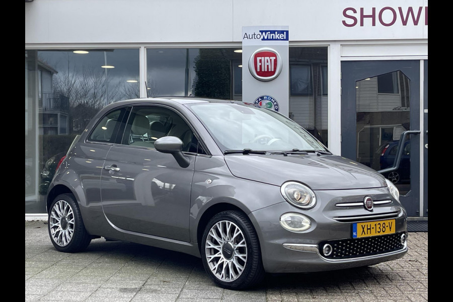 Fiat 500 TwinAir Turbo Lounge | Airco | Navi | Cruise | 16'' | Panorama Dak | Ambiance Ivoor | PDC