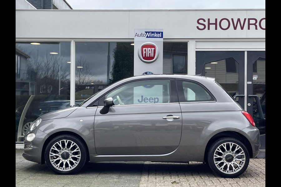 Fiat 500 TwinAir Turbo Lounge | Airco | Navi | Cruise | 16'' | Panorama Dak | Ambiance Ivoor | PDC