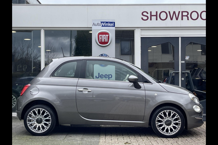 Fiat 500 TwinAir Turbo Lounge | Airco | Navi | Cruise | 16'' | Panorama Dak | Ambiance Ivoor | PDC