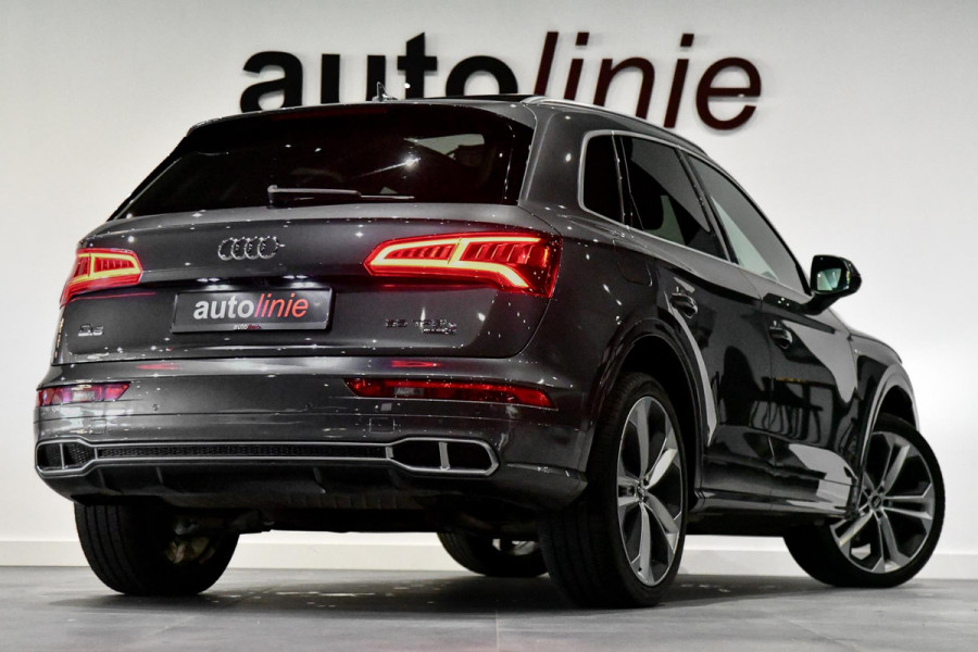 Audi Q5 55 TFSI e quattro 3x S-Line. RS stoelen, Pano, ACC, Camera, Keyless, Virtual, Dodeh, Matrix, CarPlay!