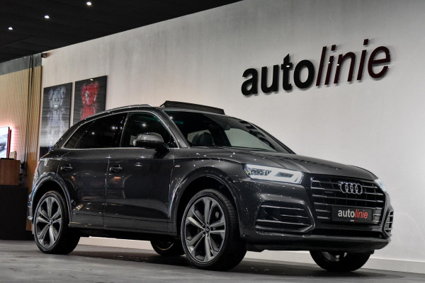 Audi Q5 55 TFSI e quattro 3x S-Line. RS stoelen, Pano, ACC, Camera, Keyless, Virtual, Dodeh, Matrix, CarPlay!