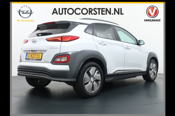 Hyundai Kona EV 64 kWh 204PK Grootste ACCU 3d-Navi Camera Apple Carplay DAB Android PDC Warmtepomp Lane-assist+Waarsch. Adaptive-CruiseContro Fashion Connected Services Elektr.Ramen+Spiegels Licht+Regensensor ACC HuD ETMS Priv.Glas ESP Vermoeidheids-herk. Botswaarsch. AEB ASR ESP nieuw 43000 euro Grootste EV bereik in zijn klasse! origineel NL auto 1e Eigenaar