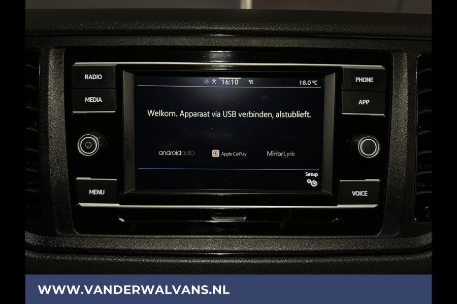 Volkswagen Crafter 2.0 TDI 140pk **BPM VRIJ voor de Ondernemer** L4H3 L3H2 Euro6 Airco | 2x zijdeur | Camera | Apple Carplay Android Auto, Bijrijdersbank