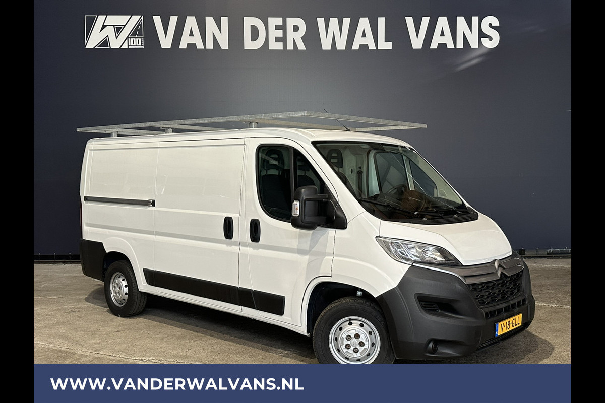 Citroën Jumper 2.0 BlueHDi 131pk L2H1 Euro6 Airco | Imperiaal | 2500kg Trekhaak | LED Parkeersensoren, Bijrijdersbank