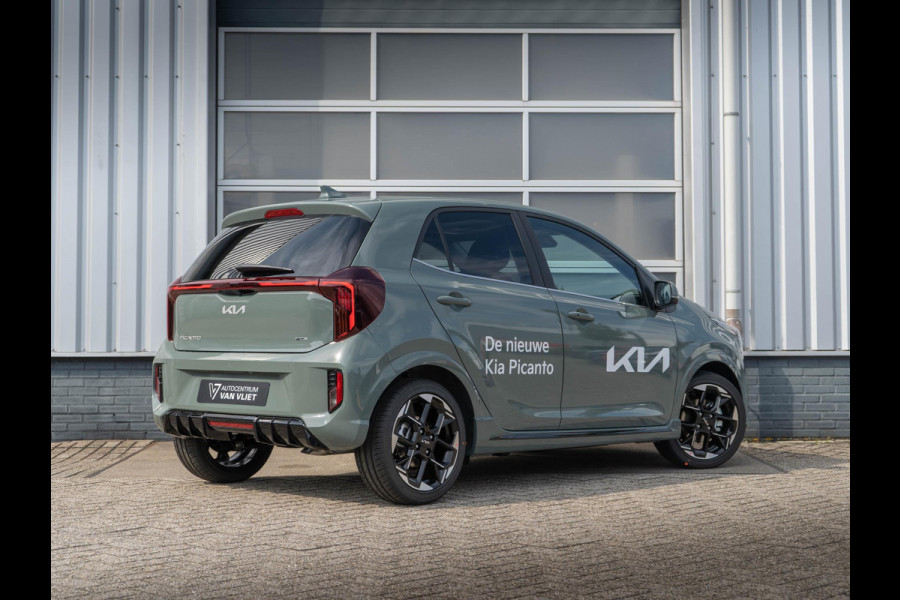 Kia Picanto 1.0 DPI GT-Line | Bestelbaar | Snel leverbaar | Schuif/kantel dak | Stoel/stuur verwarming | Parkeersensoren achter |