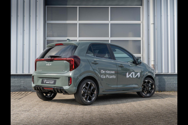 Kia Picanto 1.0 DPI GT-Line | Bestelbaar | Snel leverbaar | Schuif/kantel dak | Stoel/stuur verwarming | Parkeersensoren achter |