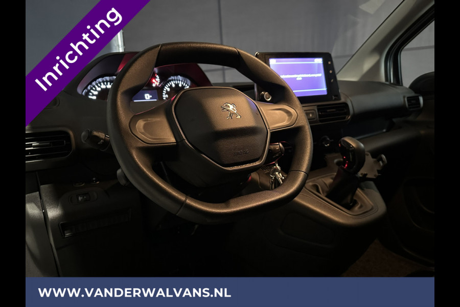 Peugeot Partner 1.5 BlueHDI 102pk L1H1 inrichting Omvormer Euro6 Airco | Android Auto | Trekhaak cruisecontrol, parkeersensoren, zijdeur