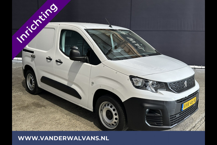 Peugeot Partner 1.5 BlueHDI 102pk L1H1 inrichting Omvormer Euro6 Airco | Android Auto | Trekhaak cruisecontrol, parkeersensoren, zijdeur