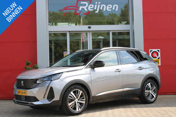 Peugeot 3008 1.6 HYbrid 225PK AUTOMAAT ALLURE PACK | NAVIGATIE 10" TOUCHSCREEN | APPLE CARPLAY/ANDROID AUTO | ACHTERUITRIJ CAMERA | CLIMATE CONTROL | DODEHOEK BEWAKING | CRUISE CONTROL | LED KOPLAMPEN | DAB+ RADIO | KEYLESS ENTRY/START |