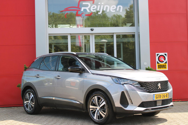 Peugeot 3008 1.6 HYbrid 225PK AUTOMAAT ALLURE PACK | NAVIGATIE 10" TOUCHSCREEN | APPLE CARPLAY/ANDROID AUTO | ACHTERUITRIJ CAMERA | CLIMATE CONTROL | DODEHOEK BEWAKING | CRUISE CONTROL | LED KOPLAMPEN | DAB+ RADIO | KEYLESS ENTRY/START |