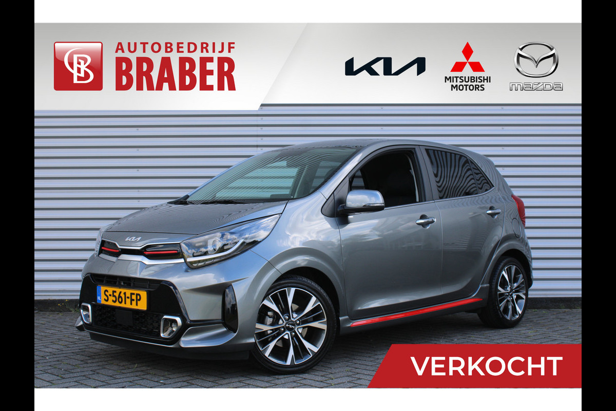 Kia Picanto 1.0 T-GDi GT-Line 5p | 16" LM | Airco | Cruise | Navi | Camera | LED | Schuif/kantel dak |