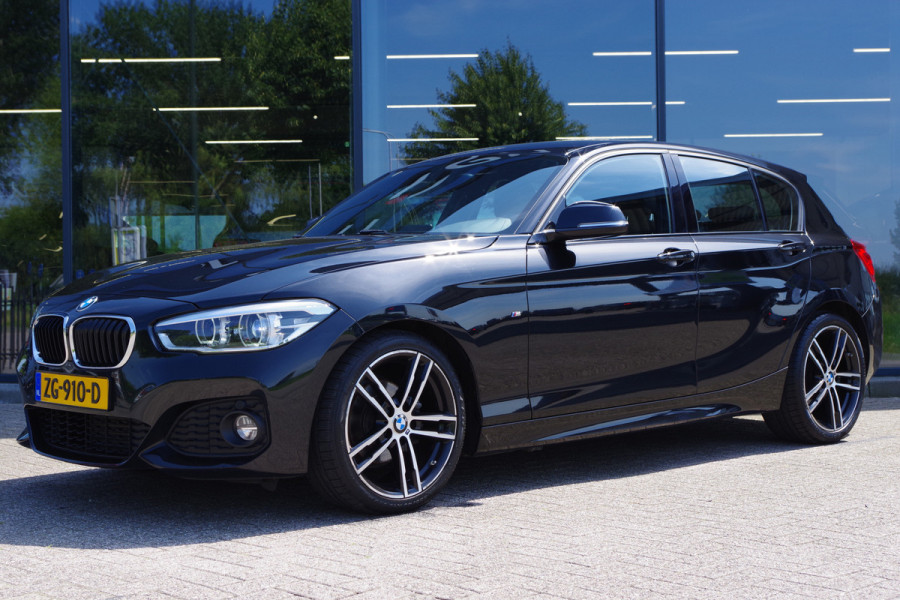 BMW 1-serie 118i 136 PK M-Sport Shadow High Executive, Cruise Control, Navigatie, Leder, LED