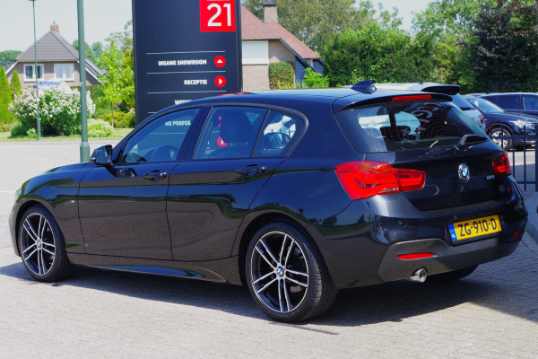 BMW 1-serie 118i 136 PK M-Sport Shadow High Executive, Cruise Control, Navigatie, Leder, LED