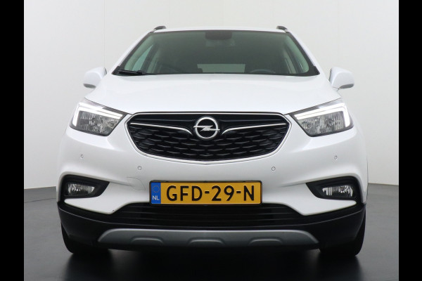 Opel Mokka X T140PK Leer Navi Apple Carplay-Android Camera 19"LMV Ecc Led AGR-Stoelen+Verwarmd Bluetooth Cruise Control PDC Regensensor Keyle Stuurverwarming Start knop Elec. Ramen en Spiegels + inklp. Innovation Super Compleet!