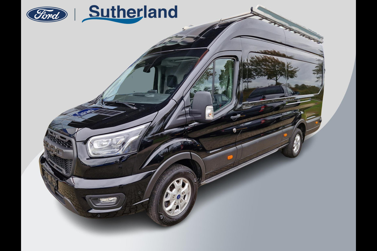 Ford Transit 350 2.0 TDCI L4H3 Limited RWD | 170PK Automaat | Trekhaak | Imperiaal + Ladderrol | Automaat | Cruise Control | Airco |