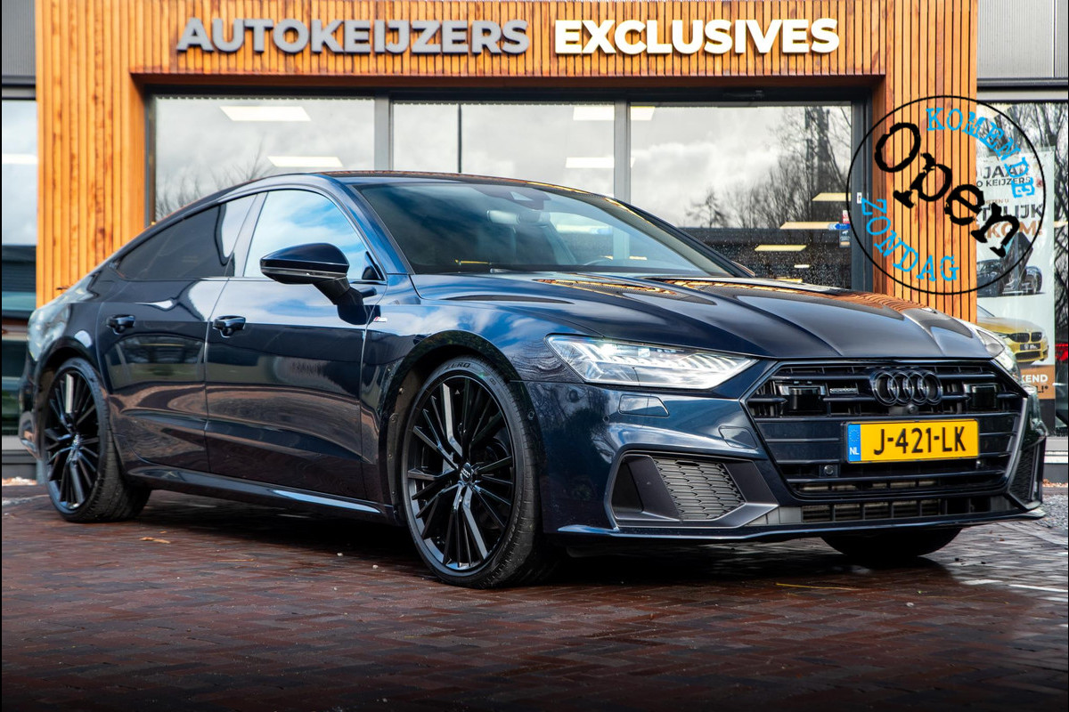 Audi A7 Sportback 45 TFSI quattro Pro Line S 360 Camera B&O 360 Camera B&O Memory 21" LMV ACC Keyless Ambient Achterbank Verw. Stoelverw.