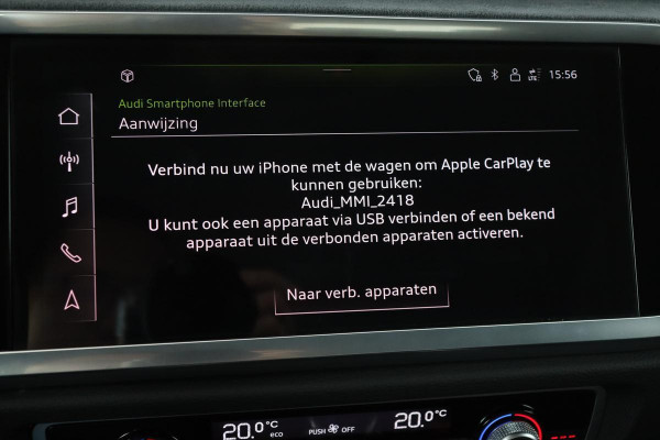 Audi Q3 45 TFSIe | Adaptive Cruise | Sportstoelen | Full LED | Trekhaak | Stoelverwarming | PDC | Carplay | Climate control