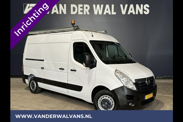 Opel Movano 2.3 CDTI 145pk L2H2 inrichting Euro6 ** Airco | Omvormer | Navigatie | Imperiaal | Camera | Trap Cruisecontrol, 2500kg Trekhaak, Parkeersensoren, Bijrijdersbank