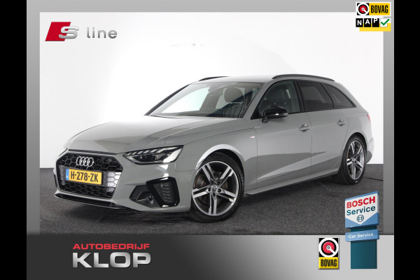 Audi A4 Avant 35 TFSI Launch edition Sport S-line interieur en exterieur.