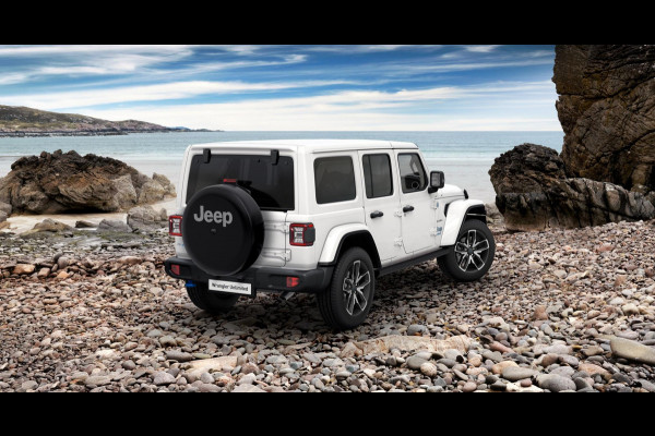 Jeep Wrangler Unlimited 4xe 380 Sahara | 20" | Stoel&Stuur Verwarm. | 12,3" Navi | Adapt. Cruise | Alpine Audio