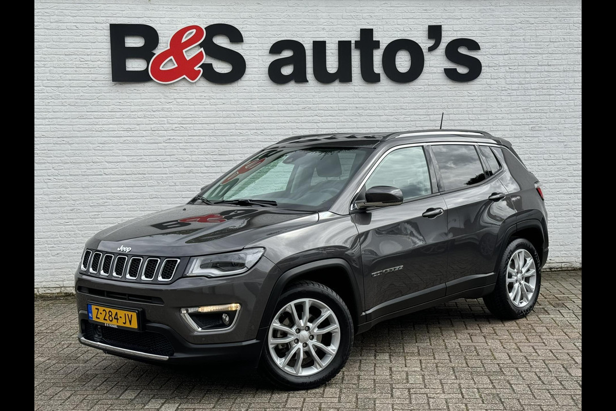 Jeep Compass 1.3T Limited Automaat Trekhaak Cruise Camera + pdc Carplay DAB 4 Seizoenen banden