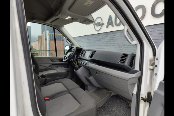 Volkswagen Crafter 2.0TDI L3H3 3-Zits Airco Navi PDC v+a DAB+ Betonplex Vloer + Betimmering Bluetooth Cruise Control Lichtsensor Elec.-ramen en Spi 6-bak Zeer compleet Lage km stand!