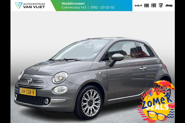 Fiat 500 TwinAir Turbo Lounge | Airco | Navi | Cruise | 16'' | Panorama Dak | Ambiance Ivoor | PDC