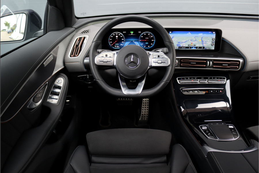 Mercedes-Benz EQC 400 4MATIC AMG Line 80 kWh | Ex. BTW 47.500,- | Schuifdak | Distronic+ | Trekhaak | Surround Camera | Keyless Go | Advanced Sound System | Multibeam LED | Rijassistentiepakket |