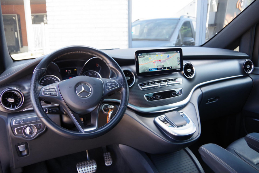 Mercedes-Benz V-Klasse 300d AMG L2 DC-5P, LED, PANO, 2X ELEKTR. SCHUIFDEUR, MBUX 10'', 360 CAMERA, MEMORY SEATS, ADAPT CRUISE