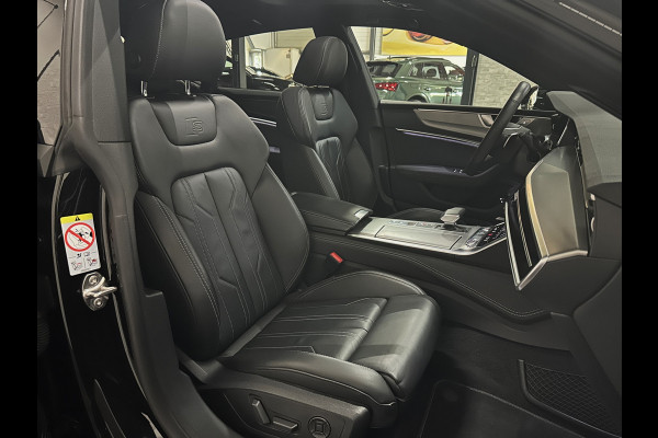 Audi A7 Sportback 55 TFSI e S-Line | 360 View | Panorama | ACC | B&O Sound | Matrix-LED | Head-Up | Keyless-Go | Leder | 4-Zone Clima | Memory | Virtual-Cockpit | Carplay | Draadloos Laden | DAB | Getint Glas | Stoelverwarming |