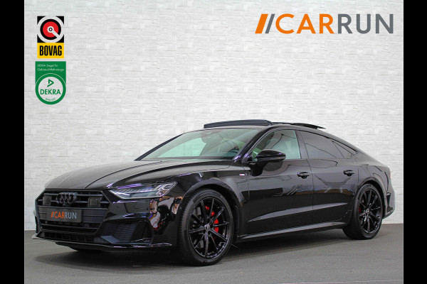 Audi A7 Sportback 55 TFSI e S-Line | 360 View | Panorama | ACC | B&O Sound | Matrix-LED | Head-Up | Keyless-Go | Leder | 4-Zone Clima | Memory | Virtual-Cockpit | Carplay | Draadloos Laden | DAB | Getint Glas | Stoelverwarming |