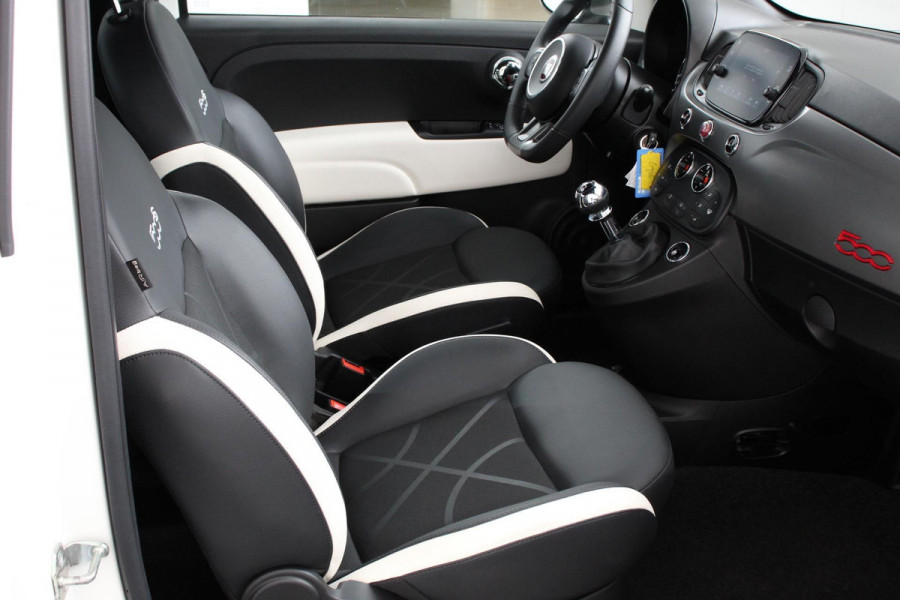 Fiat 500 1.2 Sport | Navigatie | Climate Control | 16" Lichtmetalen Velgen | Cruise control | Sportstoelen