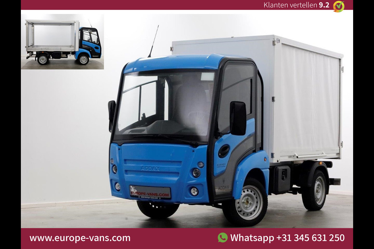 Piaggio Porter Addax Motors MT-15 N1 100% Elektrische bedrijfswagen CityTruck 04-2022