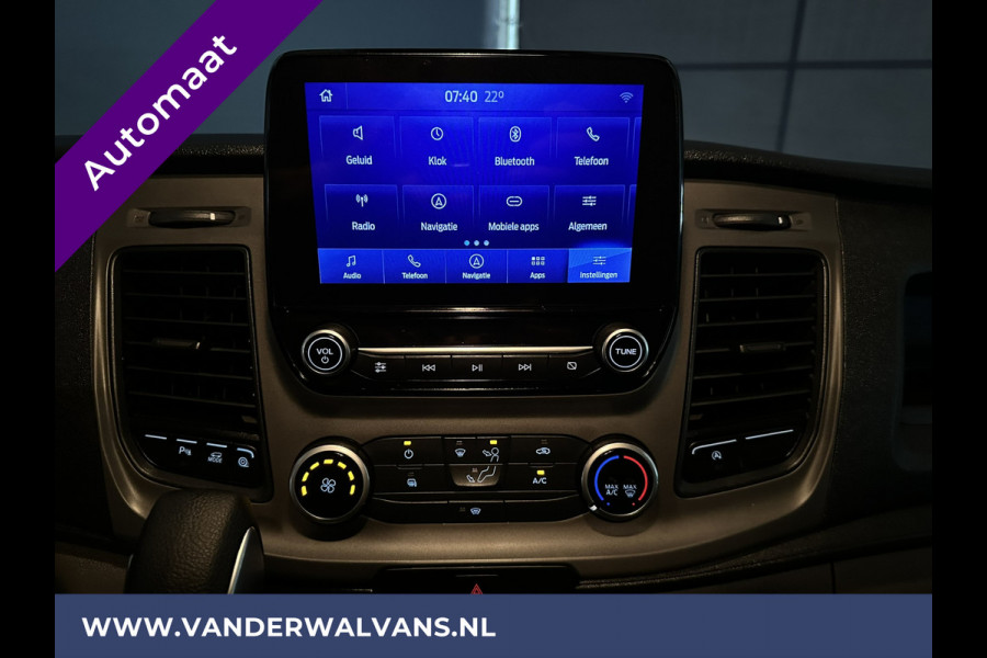 Ford Transit Custom 2.0 TDCI 130pk Automaat L2H1 Euro6 Airco | Camera | Navigatie | PDC V+A Parkeersensoren, Cruisecontrol, LED, Bijrijdersbank, Bluetooth-telefoonvoorbereiding