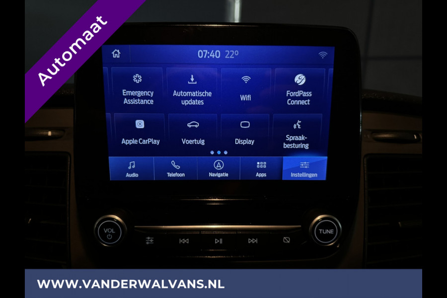 Ford Transit Custom 2.0 TDCI 130pk Automaat L2H1 Euro6 Airco | Camera | Navigatie | PDC V+A Parkeersensoren, Cruisecontrol, LED, Bijrijdersbank, Bluetooth-telefoonvoorbereiding