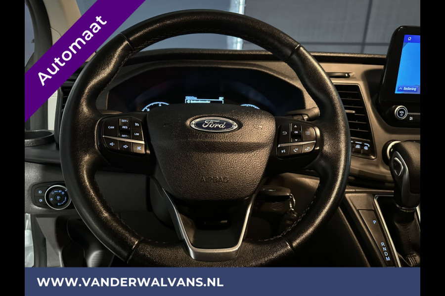 Ford Transit Custom 2.0 TDCI 130pk Automaat L2H1 Euro6 Airco | Camera | Navigatie | PDC V+A Parkeersensoren, Cruisecontrol, LED, Bijrijdersbank, Bluetooth-telefoonvoorbereiding