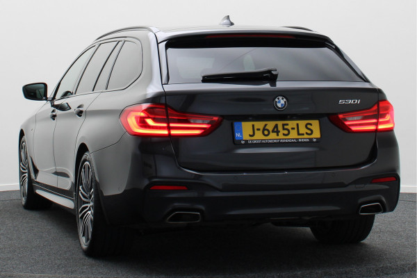 BMW 5 Serie Touring 530i High Executive M-Sport Automaat Leer, Comfortzetels, ACC, Panoramadak, Shadow Line, Camera, Trekhaak