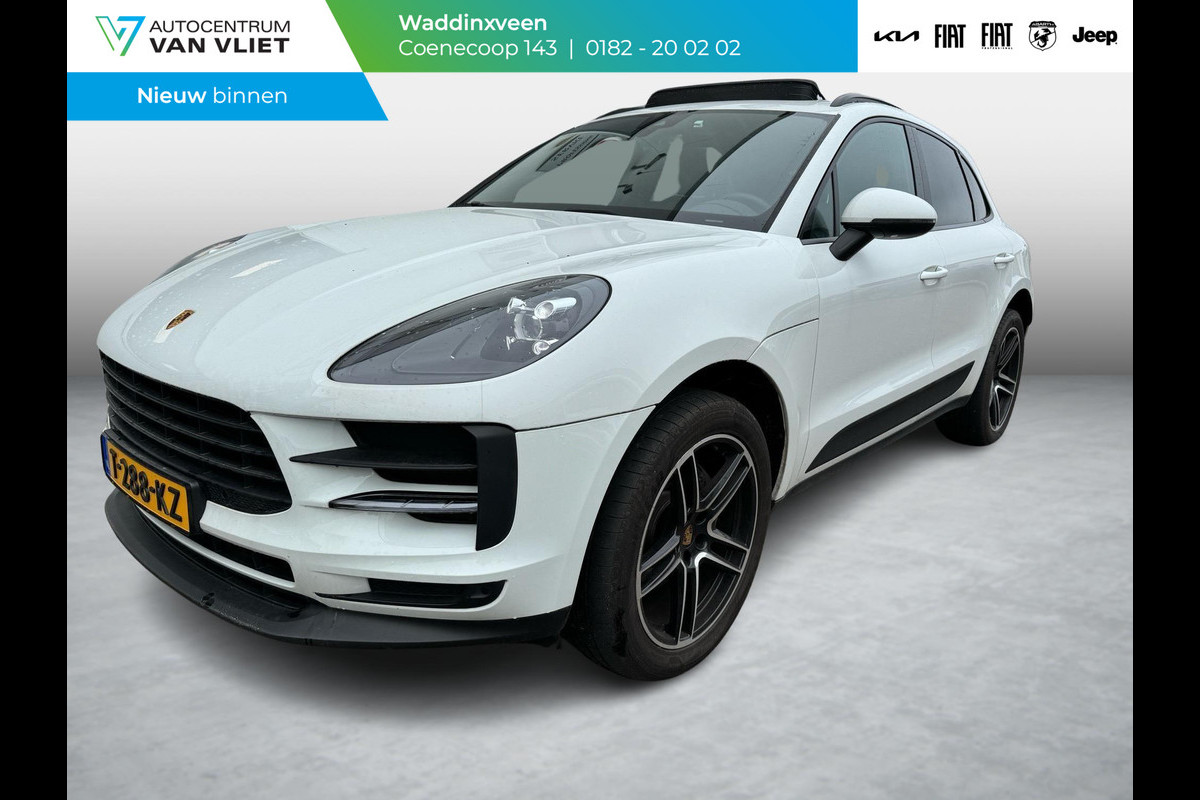 Porsche Macan 2.0 245pk Aut. | Schuif/Kanteldak | 20" | Alcantara | Adapt. demping | Memory | HD Navi | Carplay