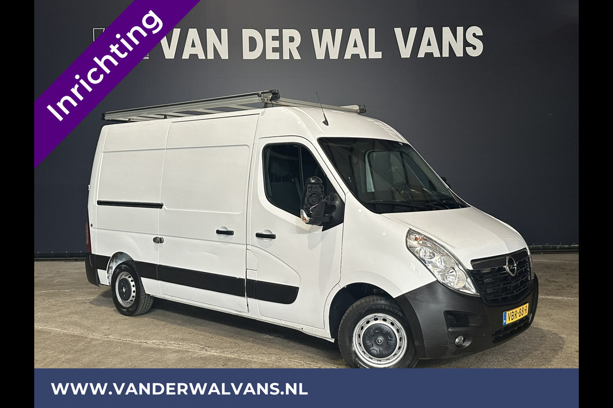 Opel Movano 2.3 CDTI BiTurbo 145PK L2H2 Inrichting Euro6 Airco | Imperiaal | Trap | Trekhaak 2500kg Omvormer, Camera, Parkeersensoren, Cruisecontrol, Navigatie, Bijrijdersbank, Bluetooth-telefonie